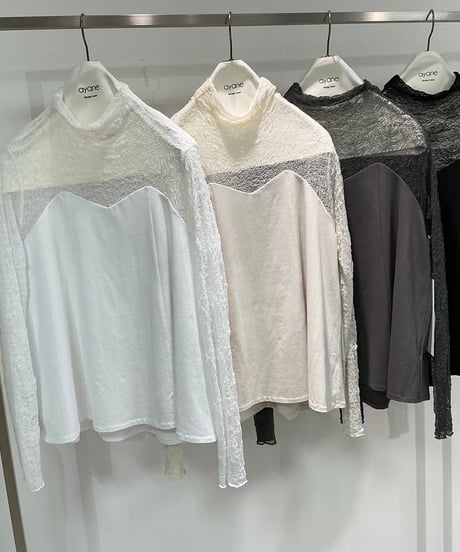 【ayane 26AW】  856722 レースドッキングフレアロンT（ビスチェ型）