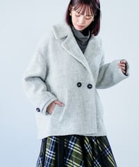 【Lallia Mu 26AW】2614176 ループツイードテーラードコート