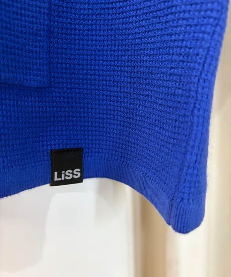 【 LiSS 】 Waffle knit polo knit cardigan (unisex)LiS-2510351