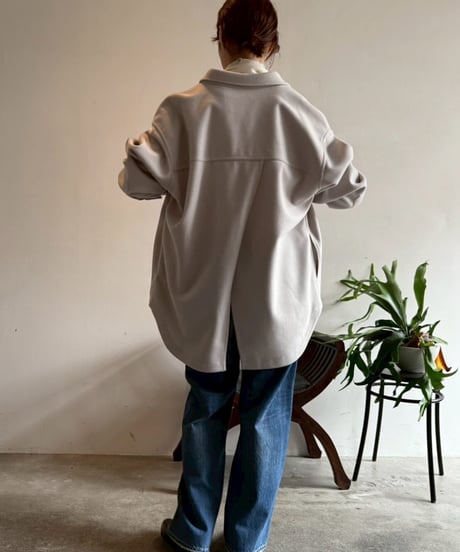 【cafune】545404 W jersey shirts blouson