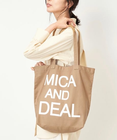 【MICA&DEAL】M00E023GD ロゴコットンバッグ