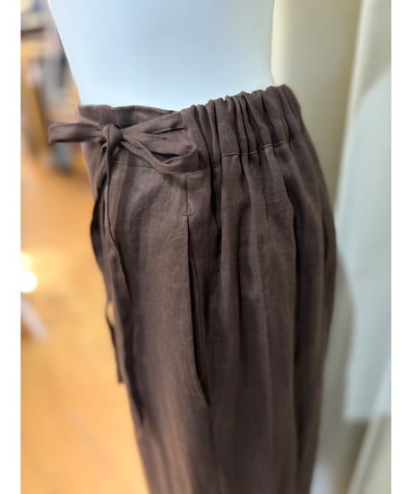 【AUG】 862128 リネンラップ風スカート