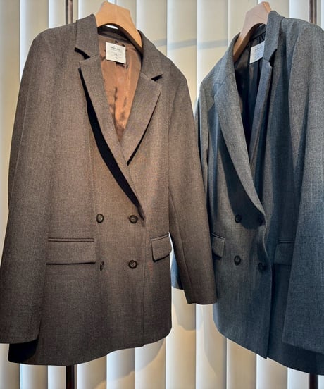 【cafune 26PREFALL 】 35403 tweed like double jacket
