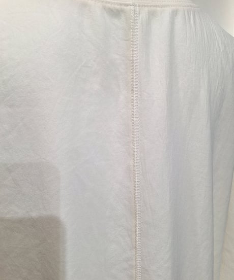 【cafune】625932 mat stretch georgette long T