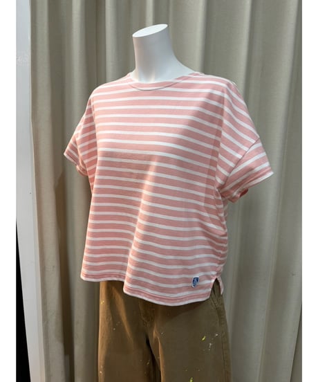 【ORCIVAL】 OR-C0335 ボートネック ショートスリーブ プルオーバーボーダー 半袖 Tシャツ