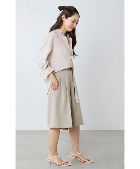 【MICA&DEAL】 0126203189 2タックハーフパンツ