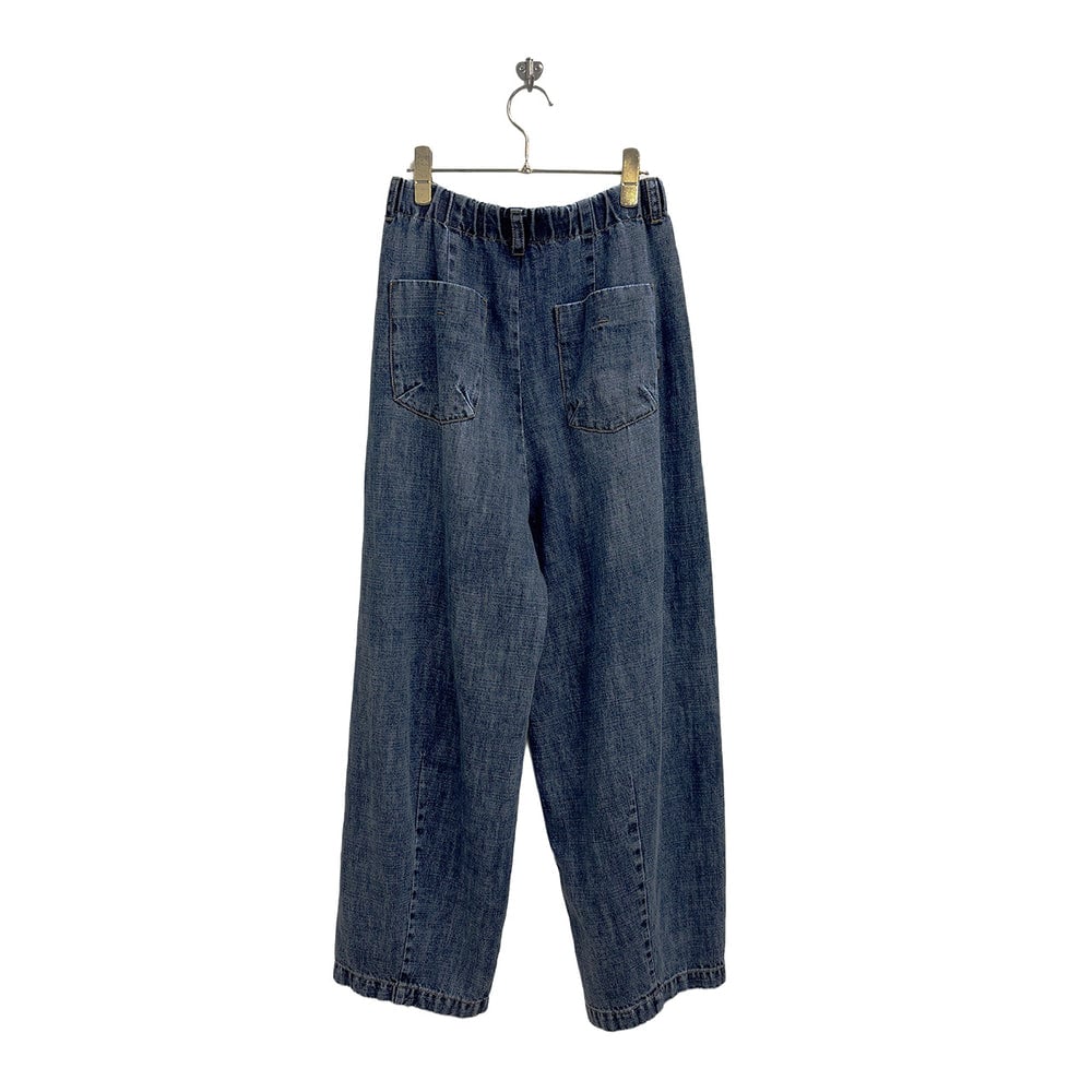 ayane】 826502 麻混デニムバレルレッグパンツ | selectshopB5