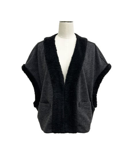 【ayane 26AW】  856753 ボアトリミングベスト