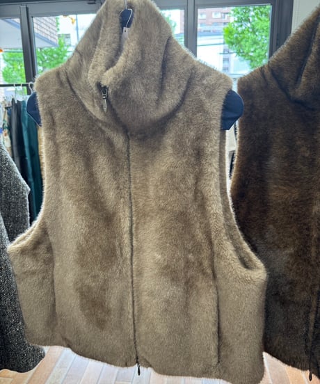 【LE MÉLANGE 26AW】  8643704 ECO MINK FUR ベスト