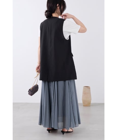 【MICA&DEAL】 0126205191 多機能素材-Vネックロン