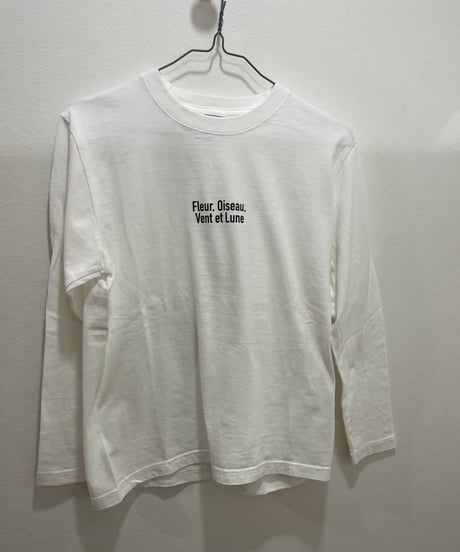 【le ciel de HARRISS】BK252- 11210 小さめロゴ 長袖Tシャツ