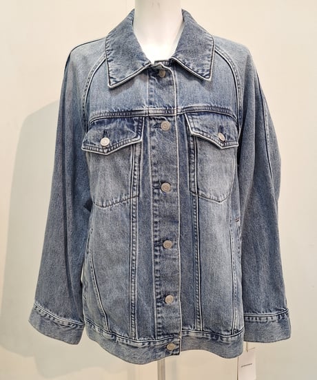 【cafune】515415 raglan sleeve denim jacket