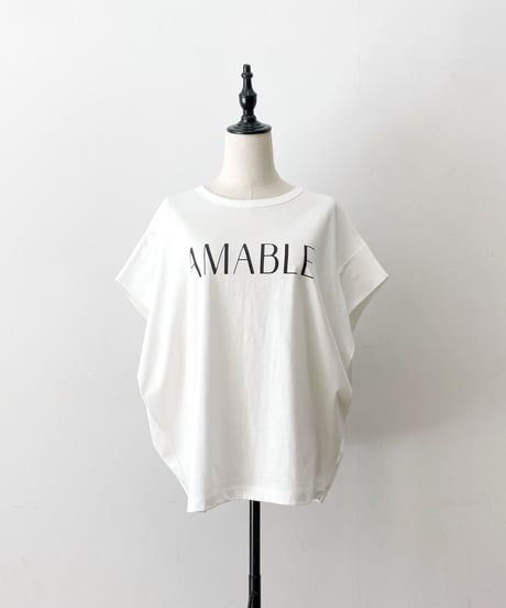 【sirodelabonte】R513221 AMABLE tuck sleeve Tshirt