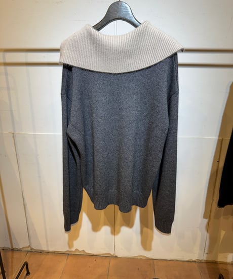 【Lallia Mu 26AW】2614444 セーラーカラーニット