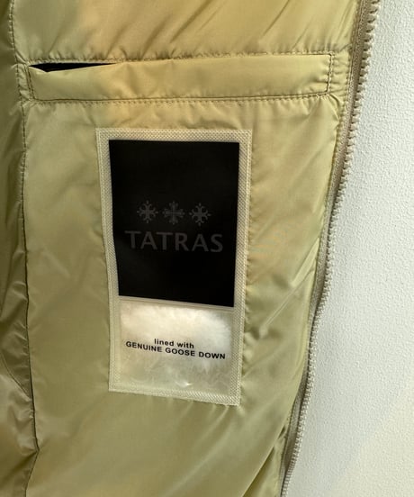 【TATRAS】POLITEAMA ポリテアマ　ベージュ size1 ダウンコート LTAT21A4694-D