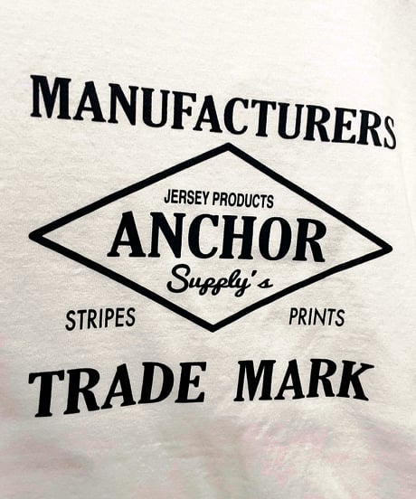 【Harriss】BK251-14214 ANCHORプリントTシャツ