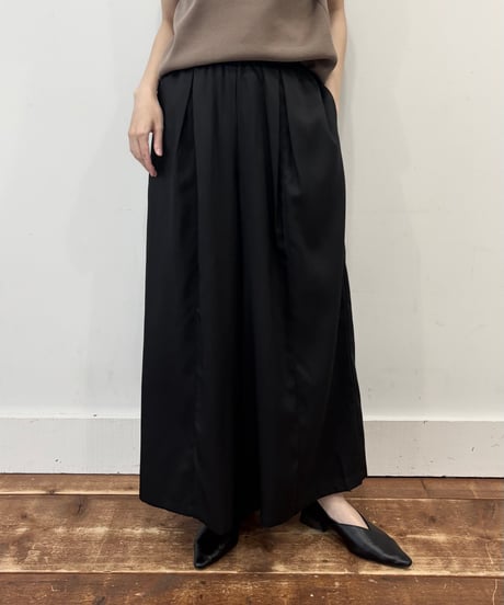 【siro de labonte】 R613305 tuck buggy pants linen like twill
