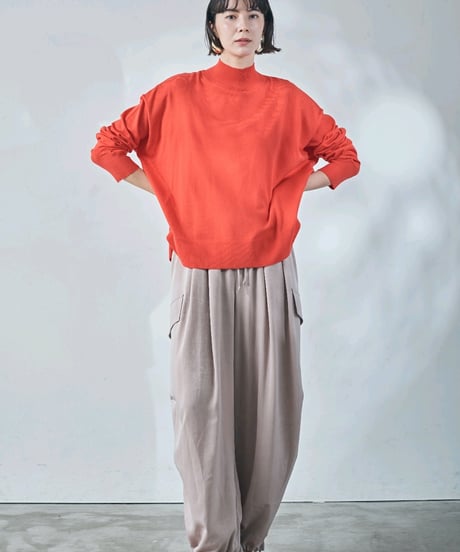 21【ruxe 26AW】  2633720 サテンカーゴパンツ