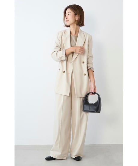 【MICA&DEAL】 0126103013 ドライタッチワンタックパンツ