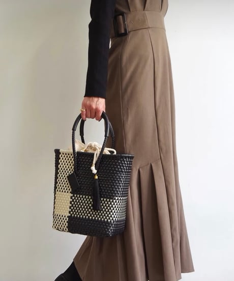 【WOVEN ウーヴン】WOV-MINIT-52 Petite Tote プティトート ミニトート  メキシコ製 カゴバッグ