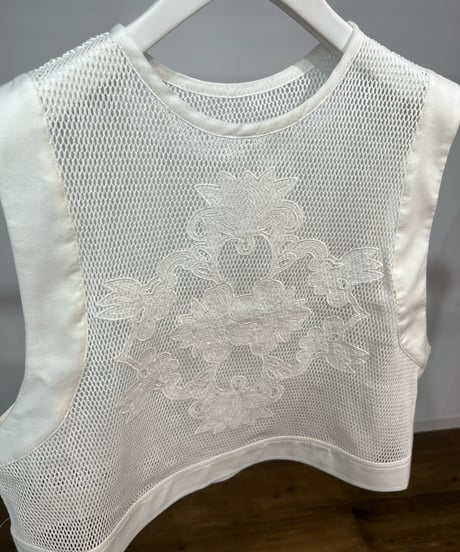【PRIORITY 26SS】  P62001KRアイレットレースメッシュタンク
