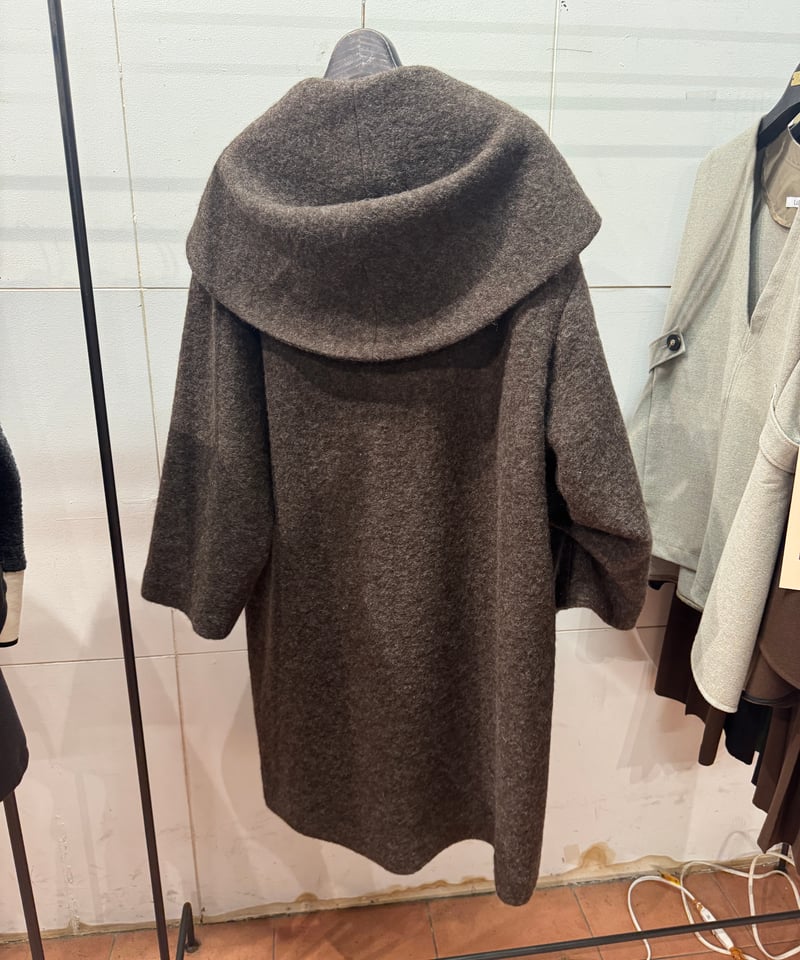 Lallia Mu 26AW】2614170 ビッグカラースライバーコート | select
