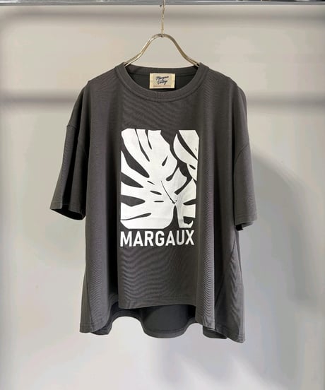 全国送料185円【MARGAUX VINTAGE】 CT - 26072 - S plant logo-TEE