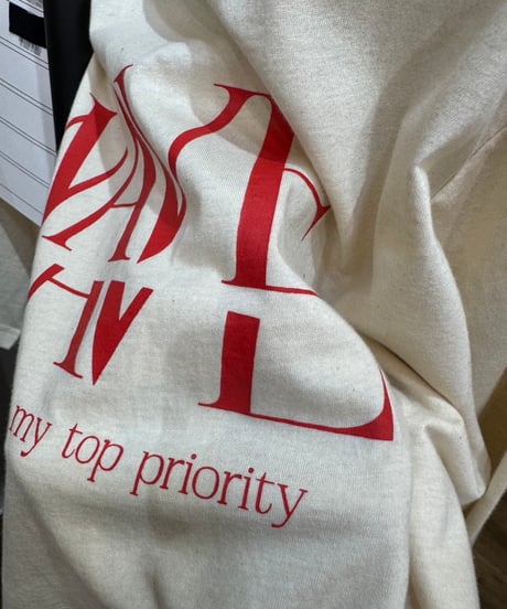 【PRIORITY 26SS】P61042 HW WAVE T-shirt