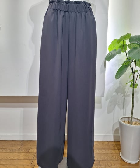 【ATELIER SIX 】HJ-21268395　アセテートツイルリライムワイドパンツ