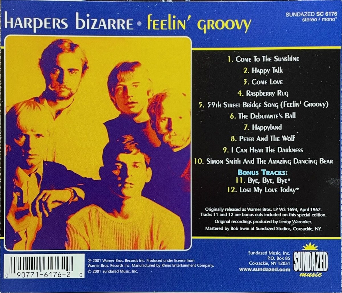 ハーパース・ビザール/Harpers Bizarre/フィーリン・グルー ハーパース・ビザール/Harpers Bizarre/フィーリン・グルー