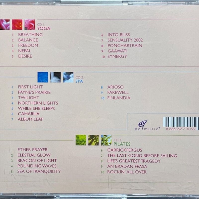 「RELAXING MOODS」Ⅰ〜Ⅳ セット（ヨガ スパ ピラティス） Relaxing Moods IV-body.mind.soul-/Yoga Spa Pila