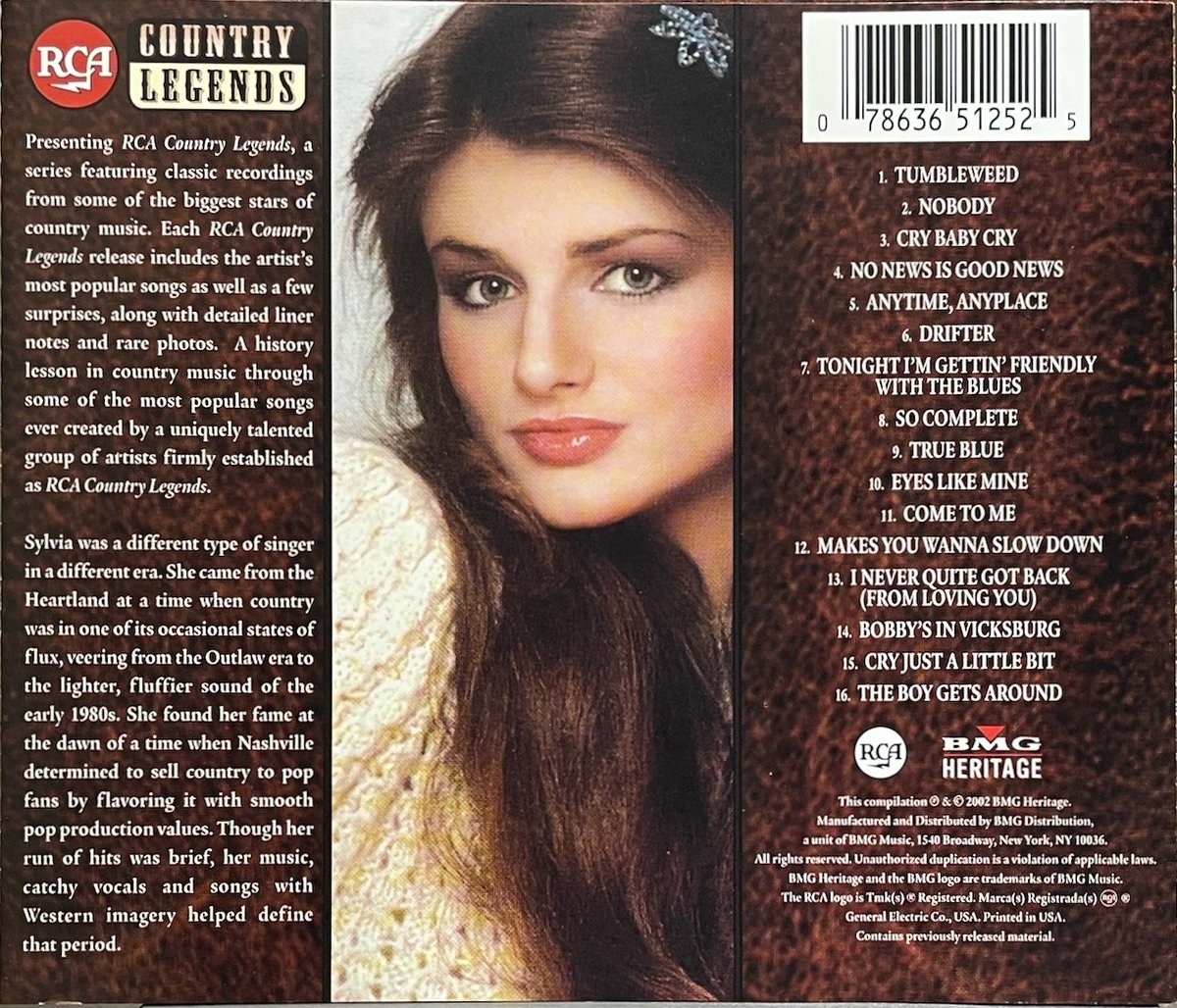 シルヴィア/Sylvia/RCA Country Legends | 音盤本舗