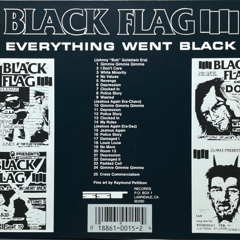 ブラック・フラッグ/Black Flag/Everything Went Black | 音盤本舗