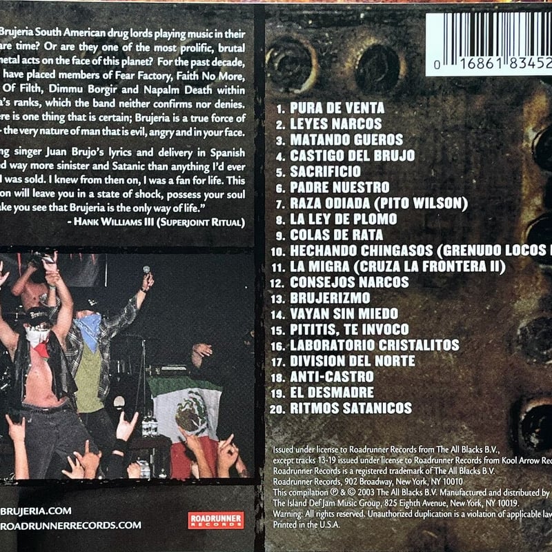 ブルヘリア/Best of Brujeria | 音盤本舗