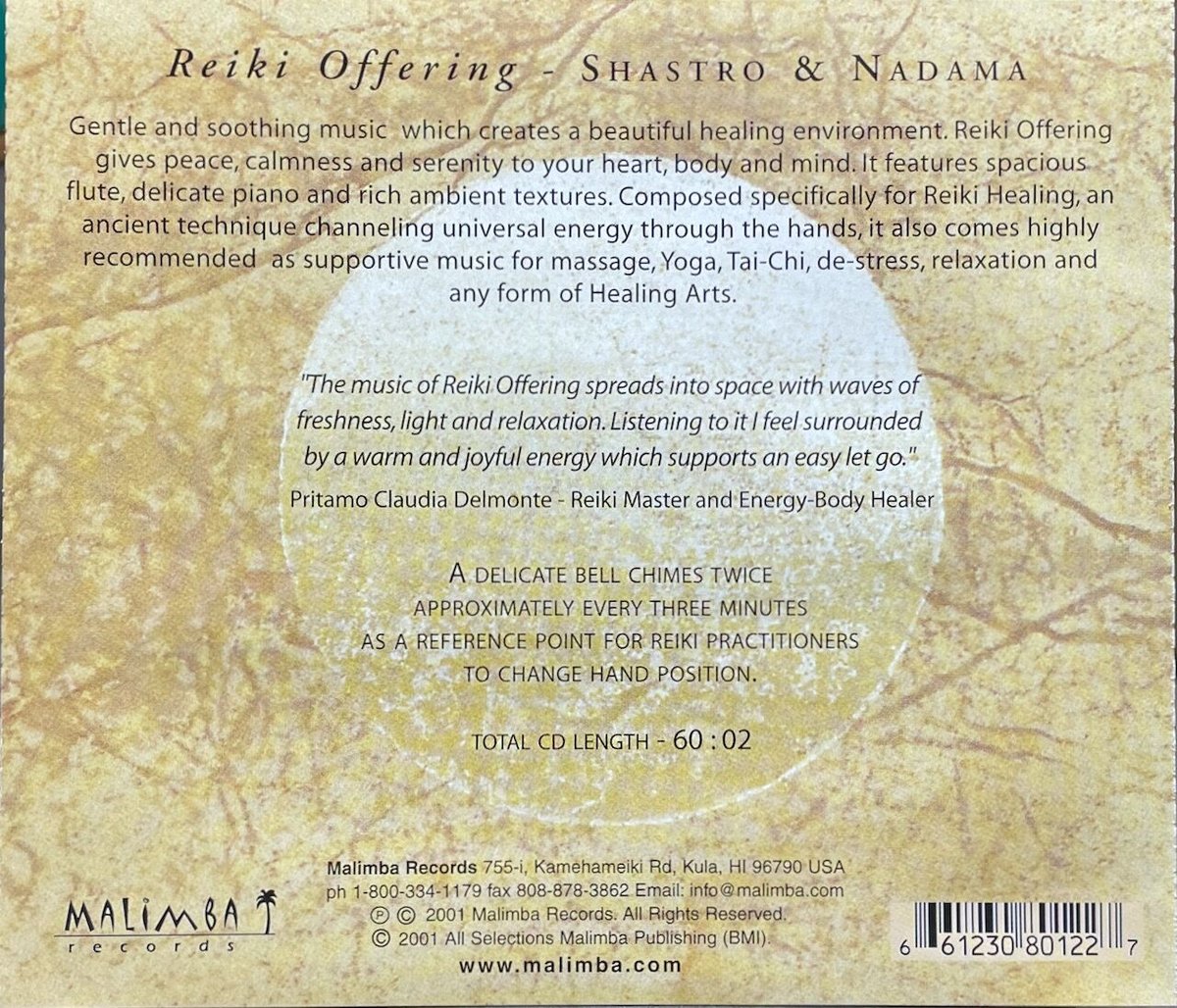 【中古】 Reiki Offering Nadama＆Shastro Gift of Light - Nadama & Shastro - Reiki Offering - YouTube