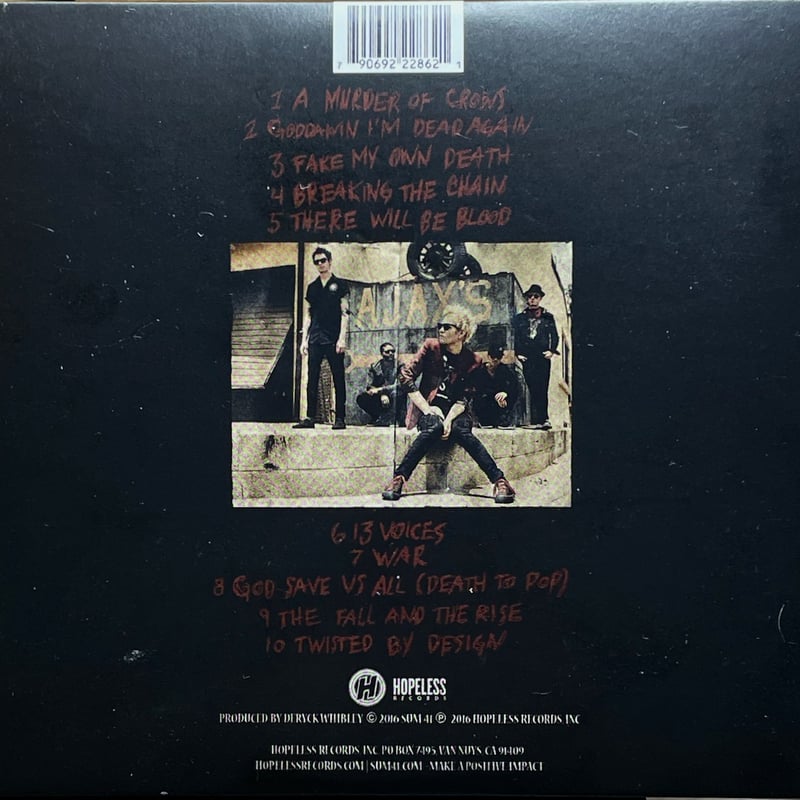 新品未開封】sum41 13voices レコード 新品未開封】sum41 13voices