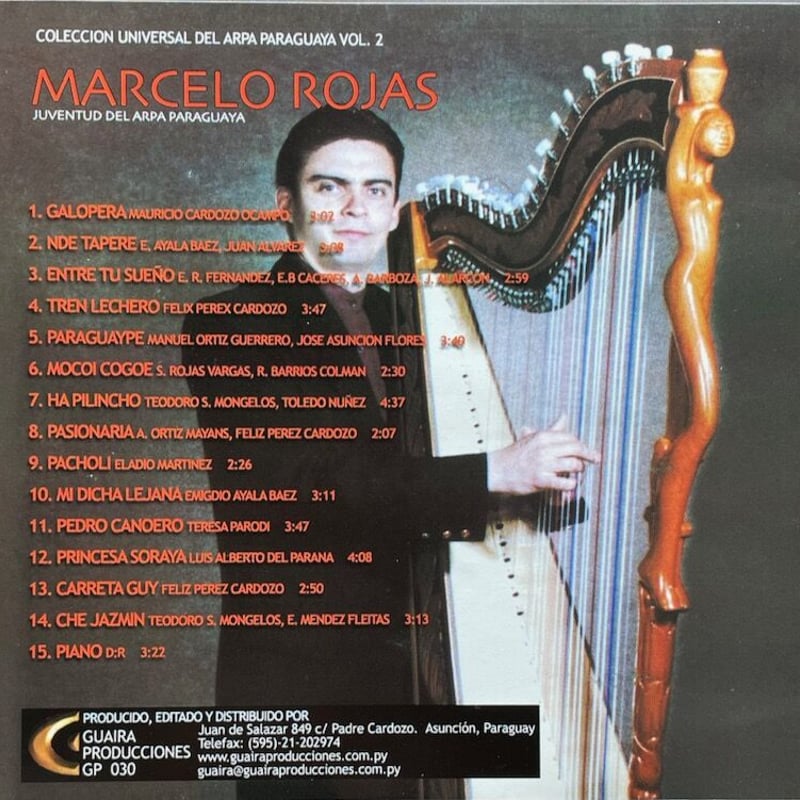 マルセーロ・ロハス/Marcelo Rojas/牛車の下で/Juventud del Arpa