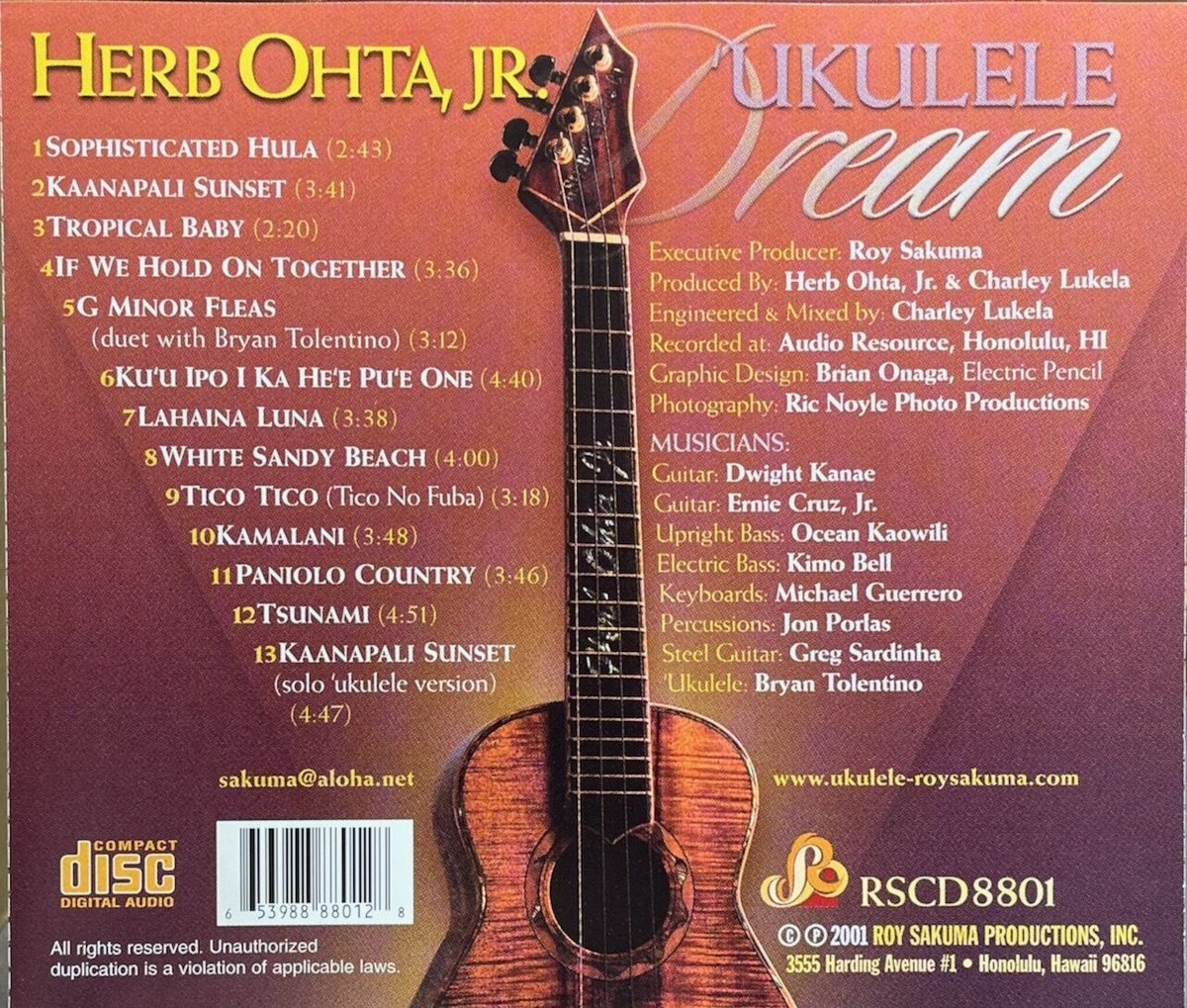 ハーブ・オオタJr./Herb Ohta,Jr./ウクレレ・ドリーム/Ukulele Drea