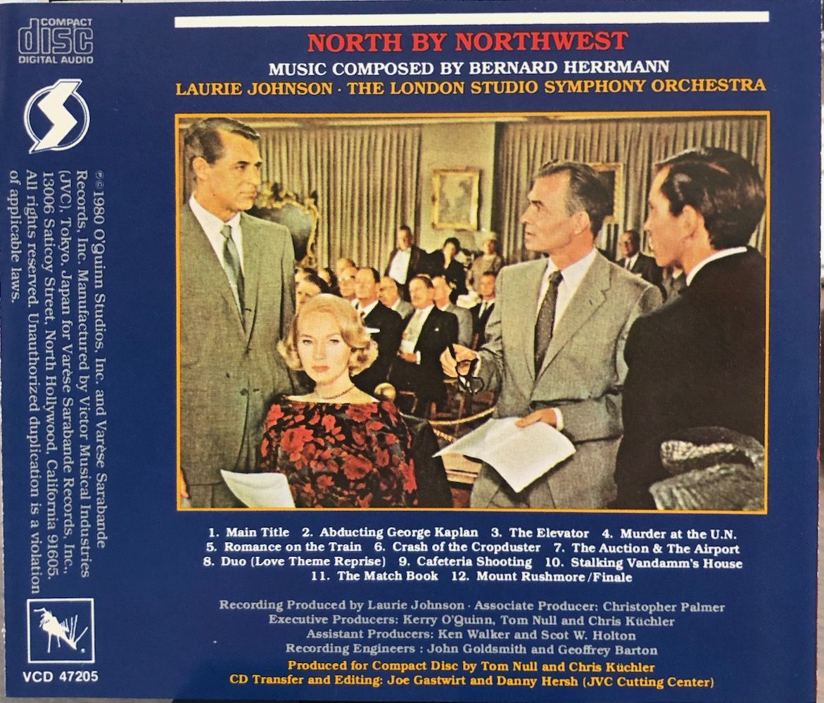 レア 2007年盤 3000枚限定 北北西に進路を取れ サウンドトラック OST 新品LP] North by Northwest / 「北北西に進路を取れ」 | BOILER