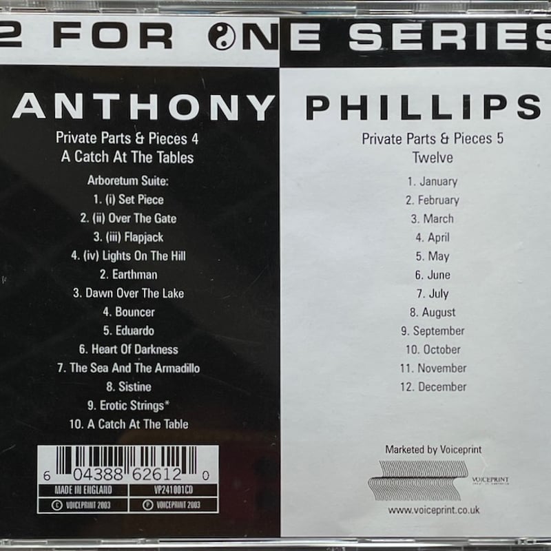 アンソニー・フィリップス/Anthony Phillips/Private Parts And