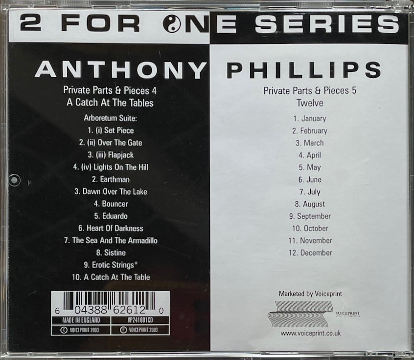 アンソニー・フィリップス/Anthony Phillips/Private Parts And