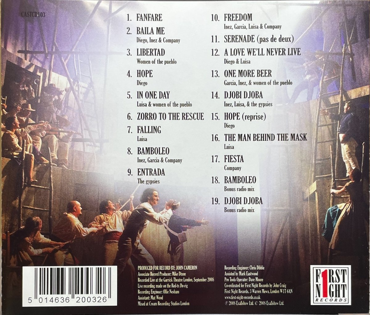 ゾロ/Zorro Original Cast Recording/ジプシー・キングス | 音盤本舗
