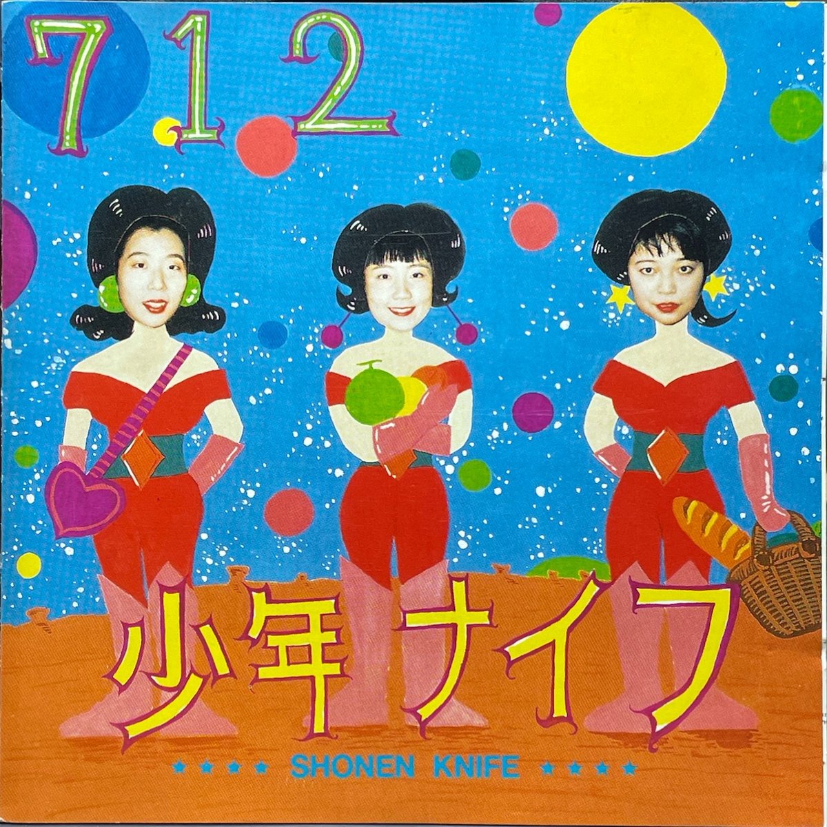 shonen knife 少年ナイフ 北米ツアー 97年 Tシャツ パープル 紫 SHONEN