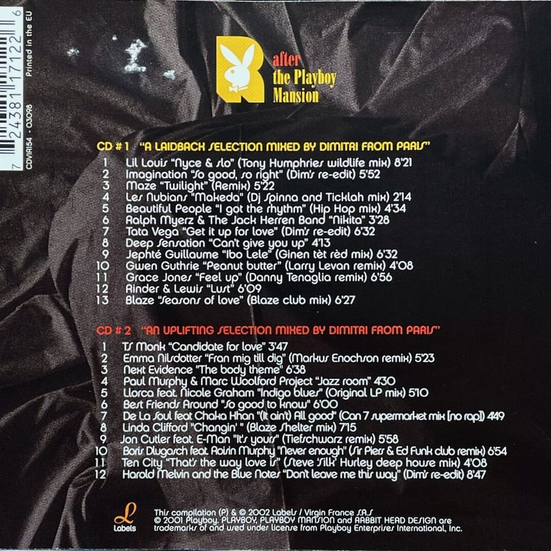 洋楽 DimitriFromParis/AfterThePlayboyMansion Stream 595 - Dimitri from Paris - Return To The Playboy
