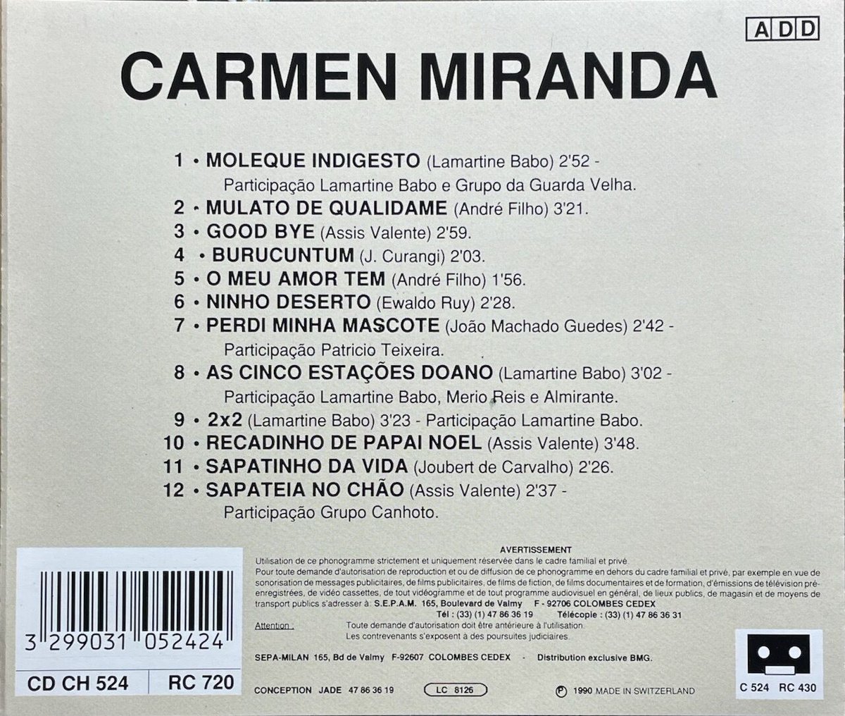 洋書　カルメン・ミランダ カルメン・ミランダ/Carmen Miranda | 音盤本舗