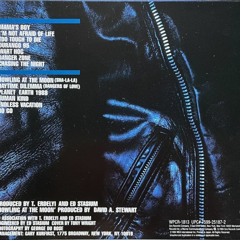 ラモーンズ [トゥー・タフ・トゥ・ダイ] Ramones – Too Tough To Die – CD (Album, Reissue), 1990