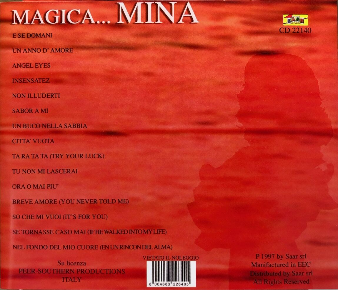 Mina Mazzini ミーナ・マッツィーニ 輸入盤 CD18枚まとめて 洋楽 ミーナ(ミーナ・マッツィーニ)/Mina/Del Mio Meglio N.5【未開封品
