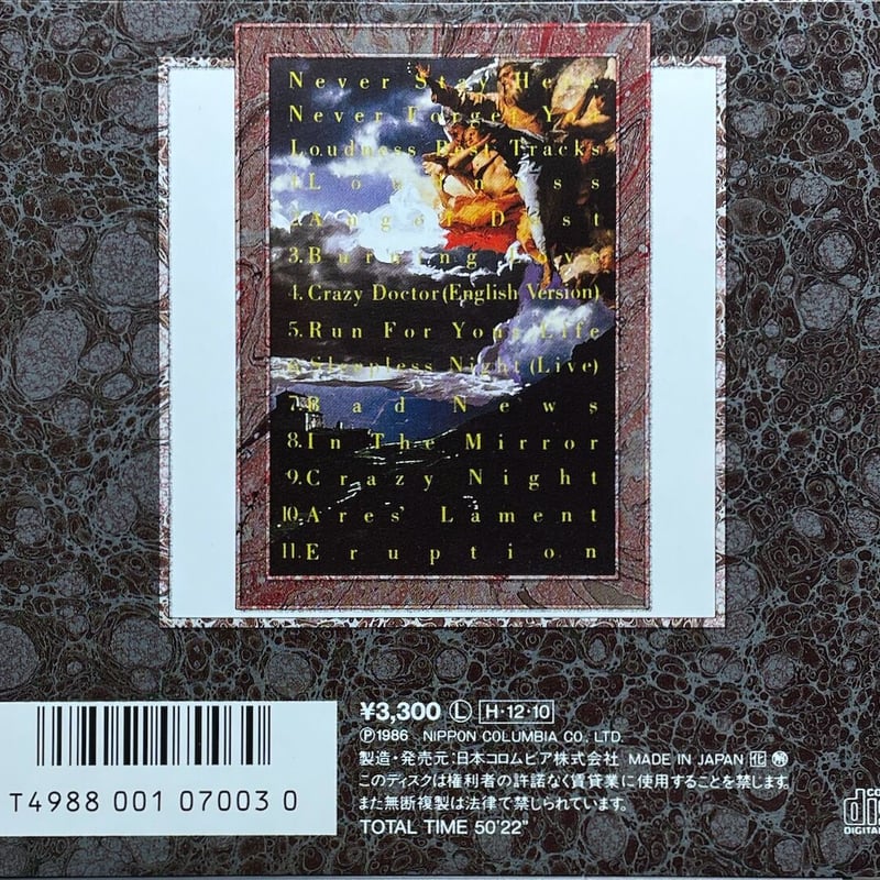 ラウドネス /Loudness/Never Stay Here, Never Forget Y