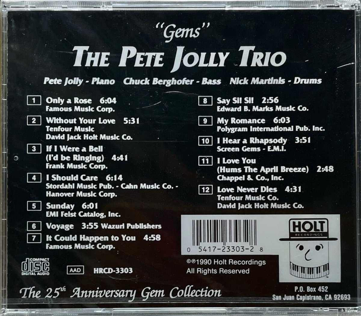 ピート・ジョリー（Pete Jolly）「本邦初」ピアノトリオ盤２枚＜ほぼ新品＞ 2025年最新】ピート・ジョリーの人気アイテム - メルカリ