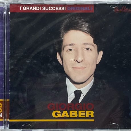ジョルジオ・ガベール/Giorgio Gaber/I Grandi Successi Originali(ベスト盤)(2 CD)【未開封品】